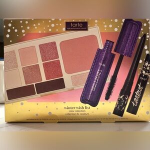 Brand new Tarte Winter Wish List Eyeshadow Palette with Pink and Cream Hues
